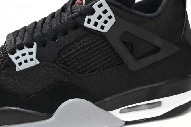 Reps TBkick Air Black 4 Jordan Canvas DH7138-006 0623